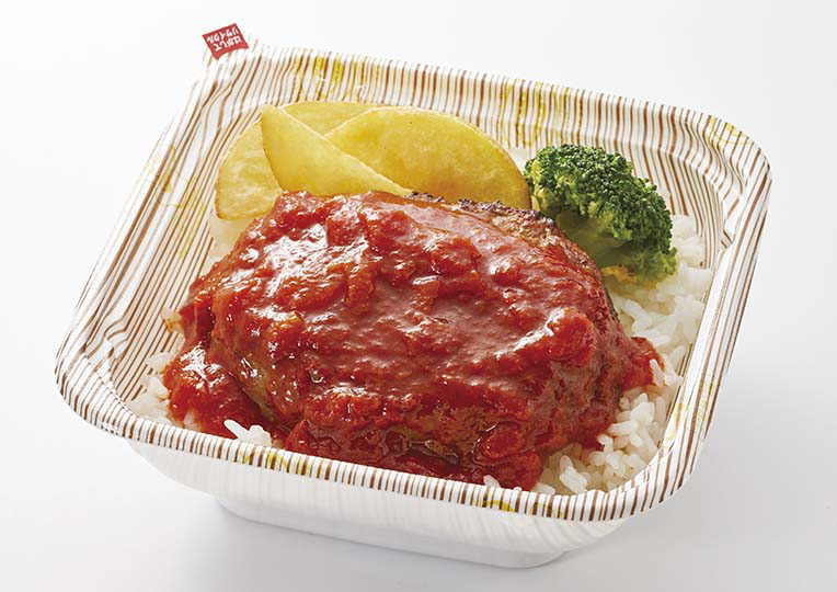 スパイシートマトハンバーグ丼 | 茨城大学生協 水戸食堂 | CoMenu+